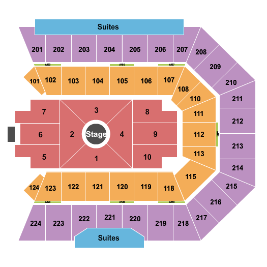 BMO Center Nate Bargatze Seating Chart